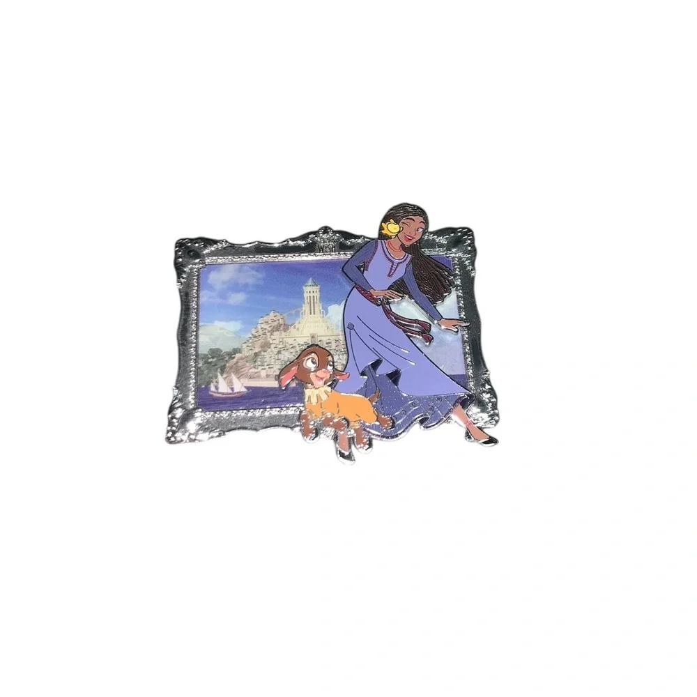 DISNEY WISH ASH AND VALENTINO JUMBO FRAME PIN - Picture 2 of 3